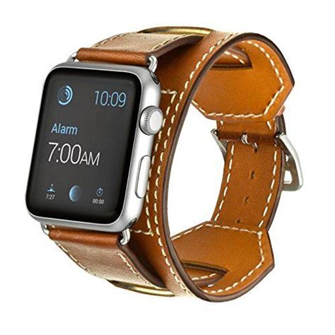 faux leather apple watch band|thick leather apple watch band.